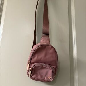 Lululemon Athletica Mauve Sling Backpack